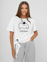 Ženska majica bijeli OZONEE JS/RJ77247