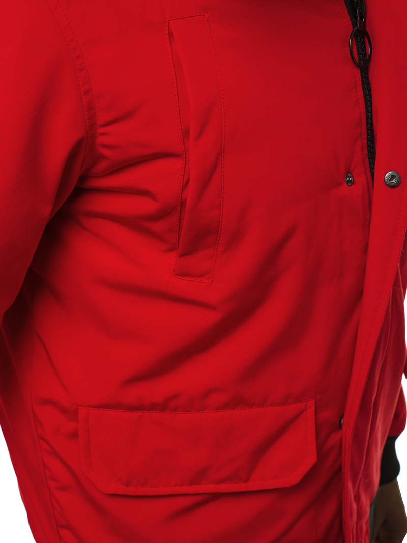 Muška jakna crvena OZONEE JS/2019005