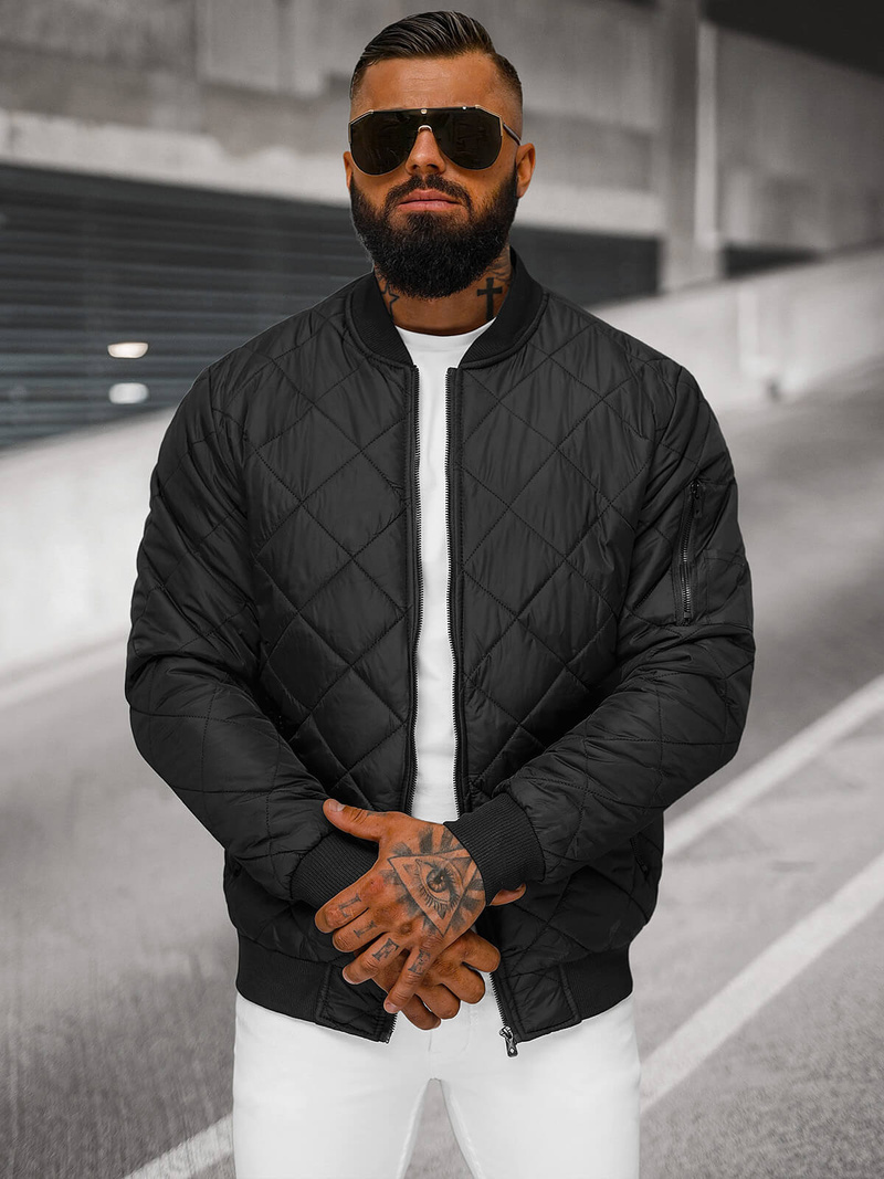 Muška jakna crna OZONEE JS/MY01Z