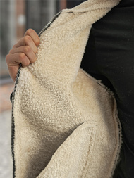 Muška kožna jakna crna OZONEE JS/11Z8271