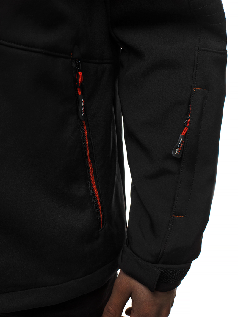 Muška softshell jakna crno-narančasta OZONEE GE/12263Z