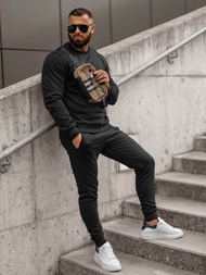 Muška trenirka crna OZONEE JS/68C10380/3Z