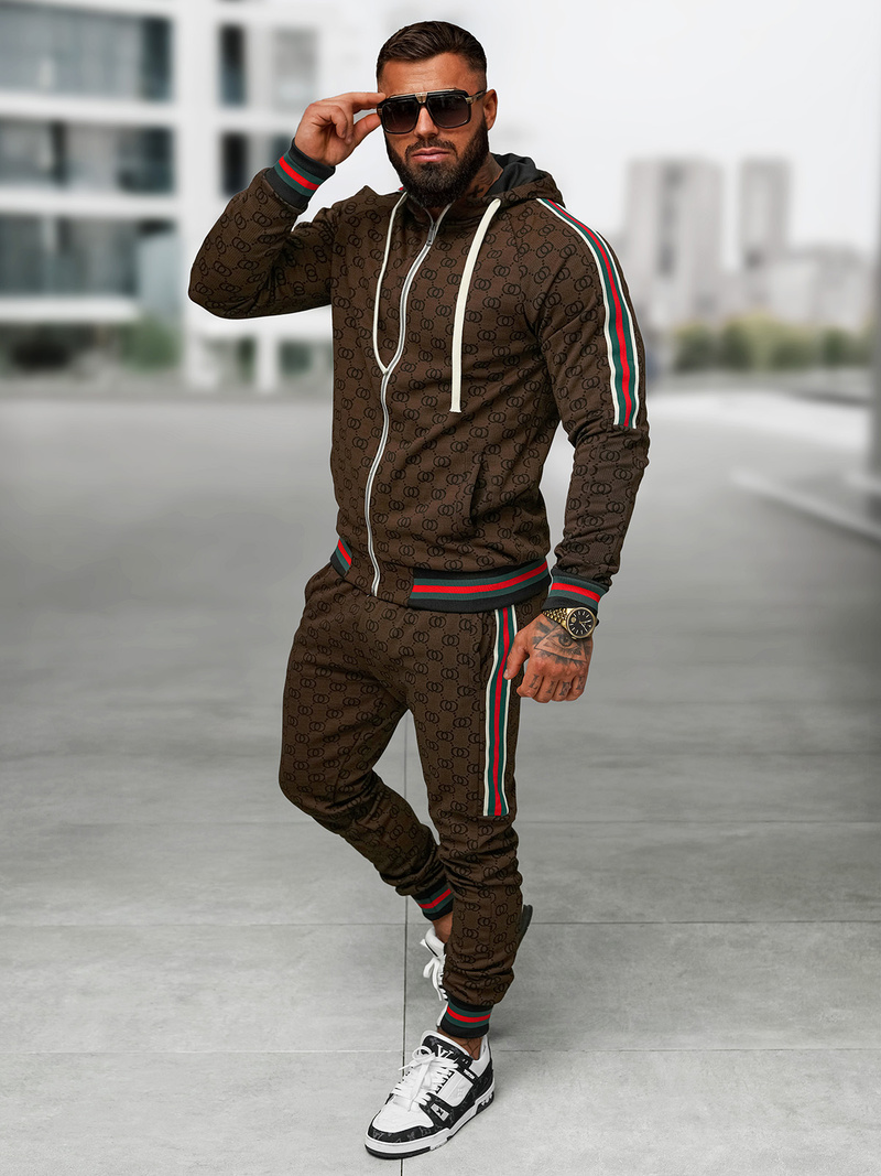 Muška Trenirka Tamno-Bež OZONEE O/FF5111AB