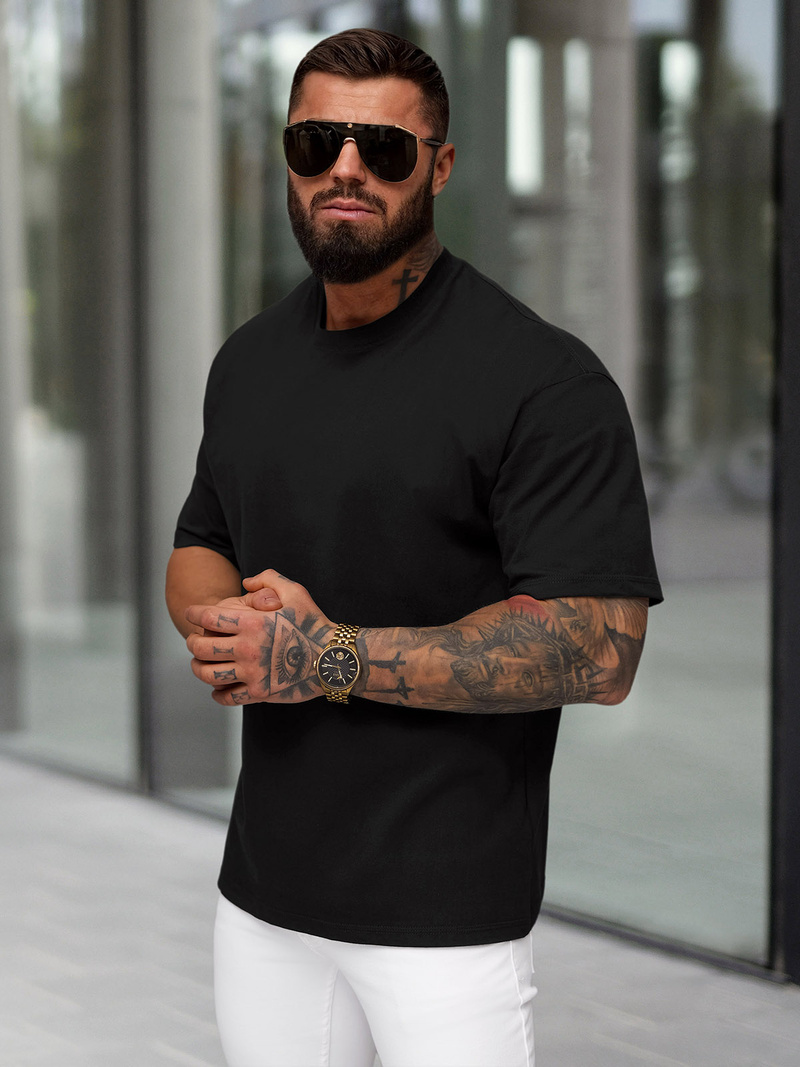 Muška Majica Crna OZONEE JS/67T1298/3