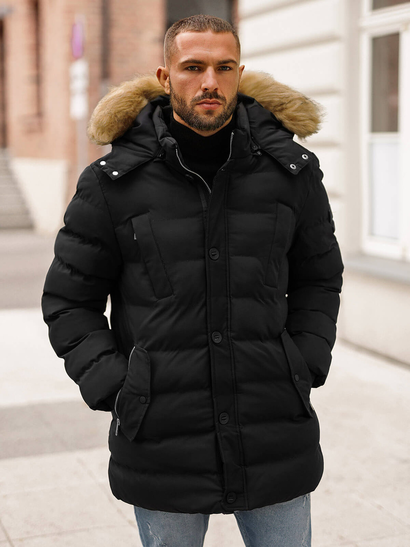 Muška Jakna Crna OZONEE JS/5M3122/392Z