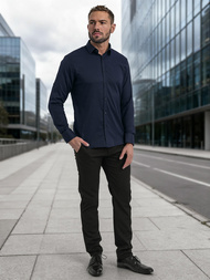 Muška Košulja Modra OZONEE V/V188