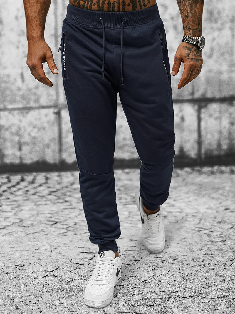 Muške sportske hlače modre OZONEE JS/8K198