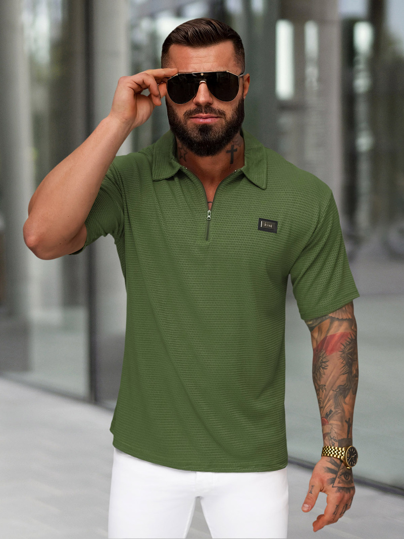 Muška polo majica kaki OZONEE O/YN2/593