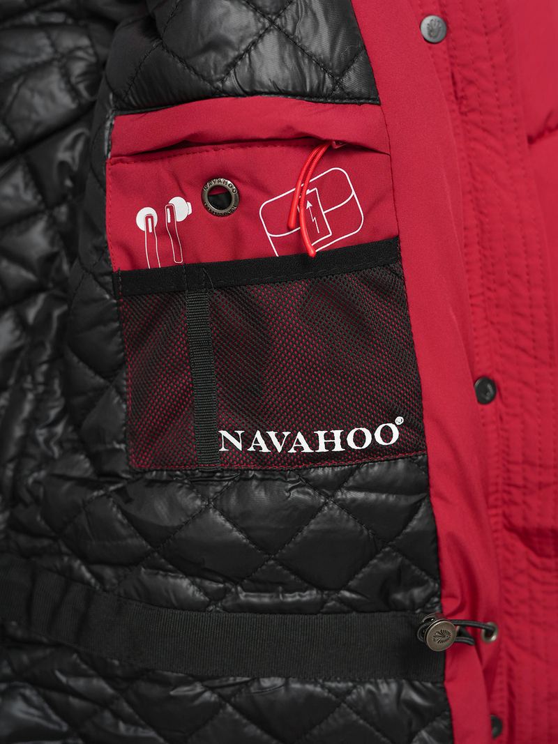 Ženska jakna tamno-crvena OZONEE O/W377