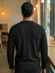 Muški Džemper Crni OZONEE JS/59B3607/3