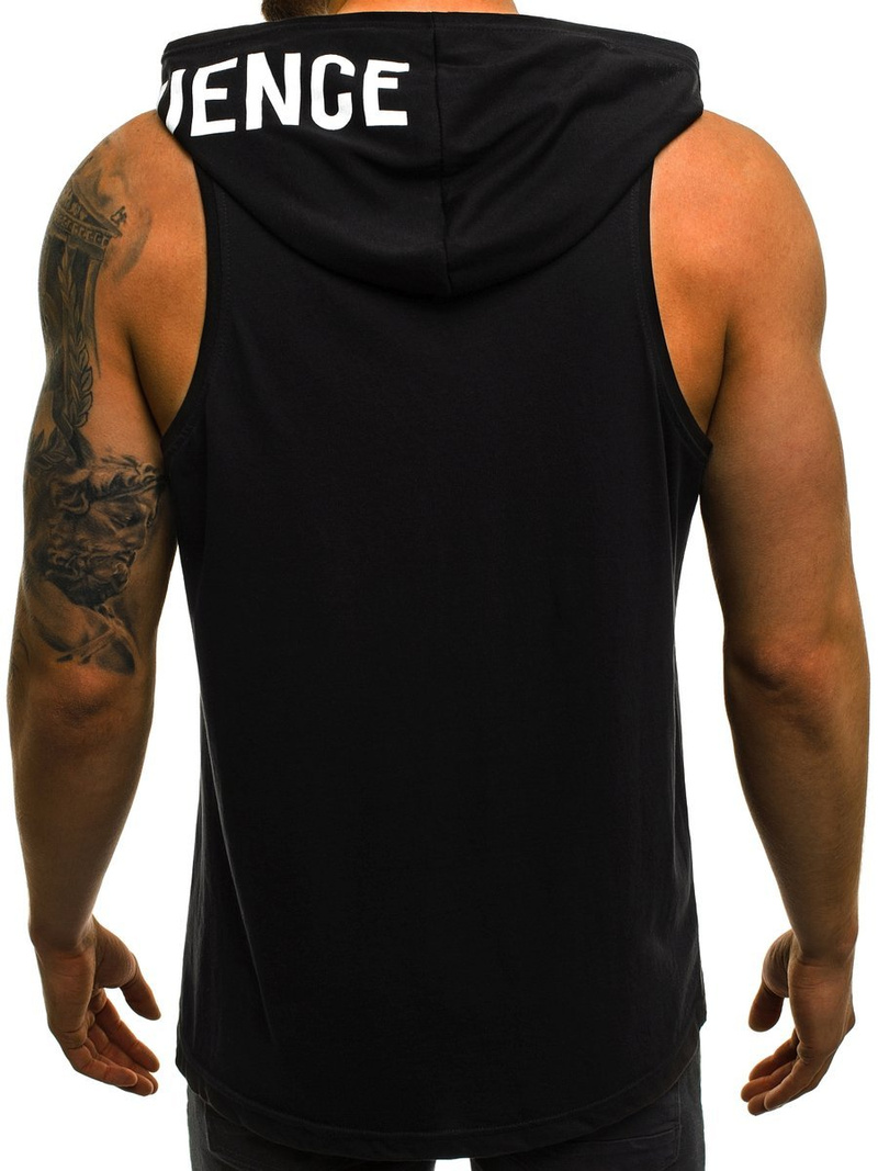 Muška majica bez rukava crna OZONEE O/2537