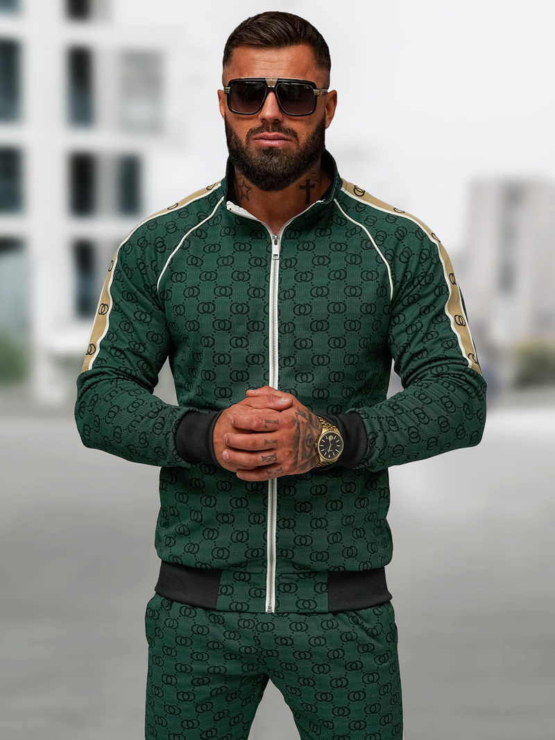 Muška trenirka zeleni OZONEE O/FF5110AB