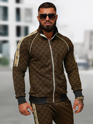 Muška Trenirka Tamno-Bež OZONEE O/FF5110AB