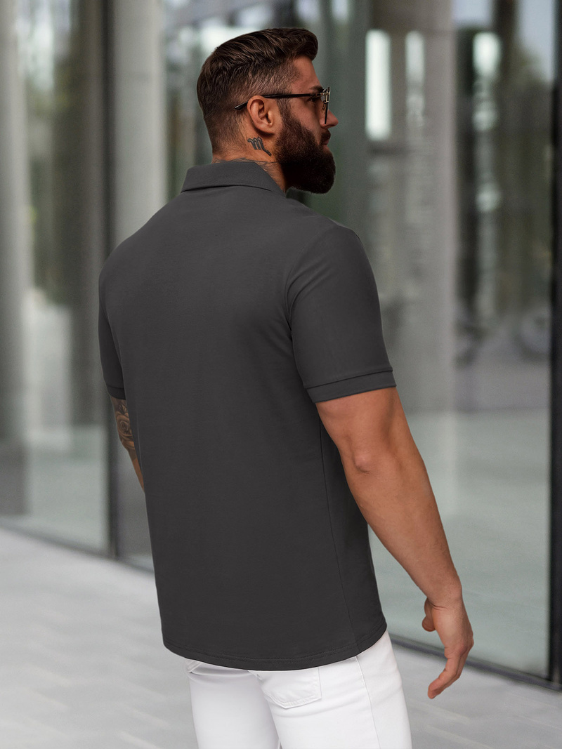 Muška polo majica grafitna OZONEE NB/MT3124