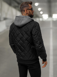 Muška jakna crna OZONEE JS/8M986/392