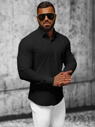 Muška Košulja Crna OZONEE O/V75