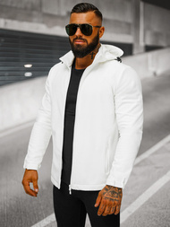 Muška softshell jakna bijela OZONEE JS/HH017/45Z