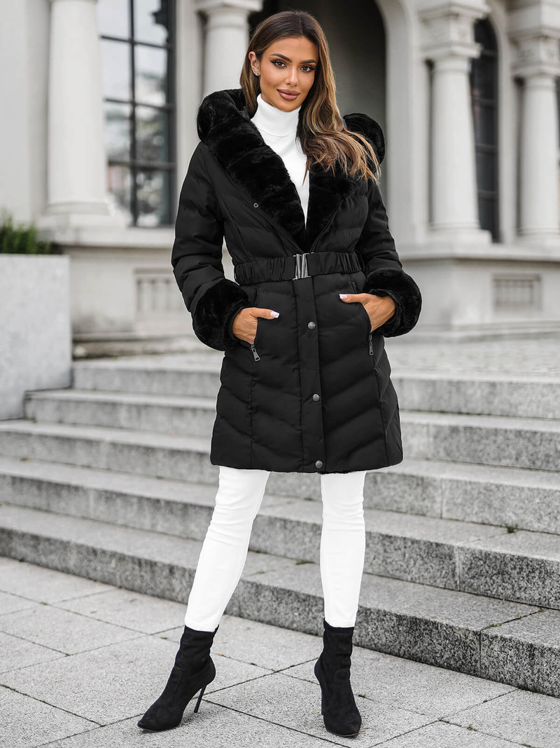 Ženska jakna crna OZONEE JS/5M3156/392Z