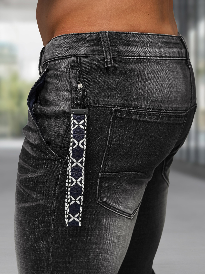 Muške traperice crne OZONEE NB/MP0091N