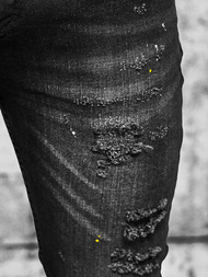 Muške Traperice Crne OZONEE O/MB465