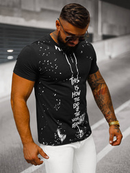  Muška majica crna OZONEE O/8T1259/3