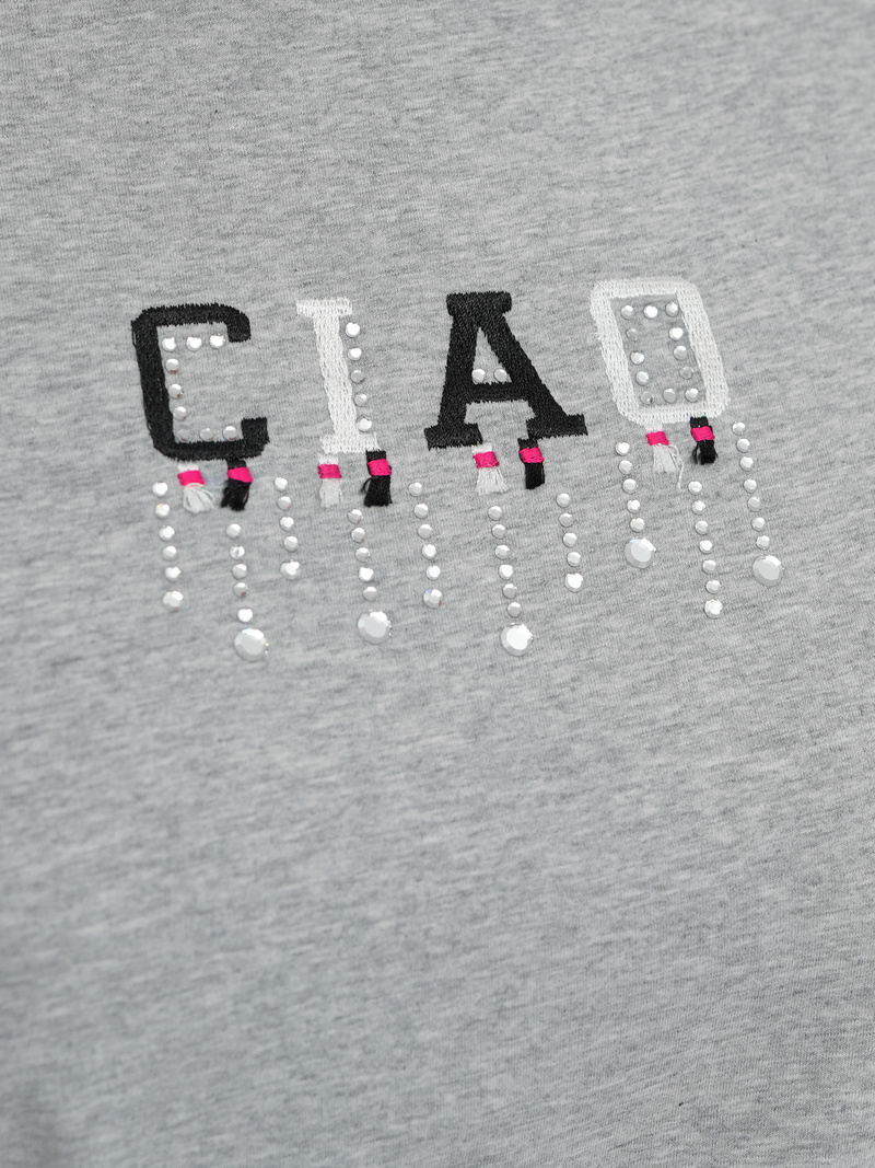 Ženska majica siva OZONEE JS/RJ77542