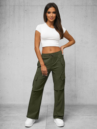 Ženske hlače kaki OZONEE O/TT00393