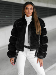 Ženska jakna crna OZONEE JS/11Z8080Z