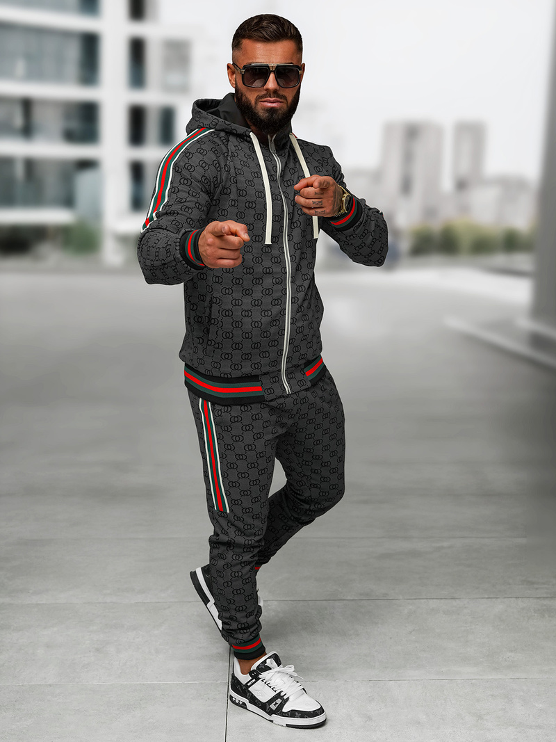 Muška trenirka crna OZONEE O/FF5111AB