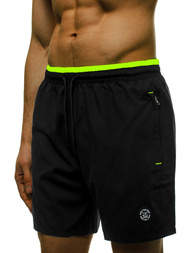 Muške kupaće kratke hlače crne OZONEE MAD/4262