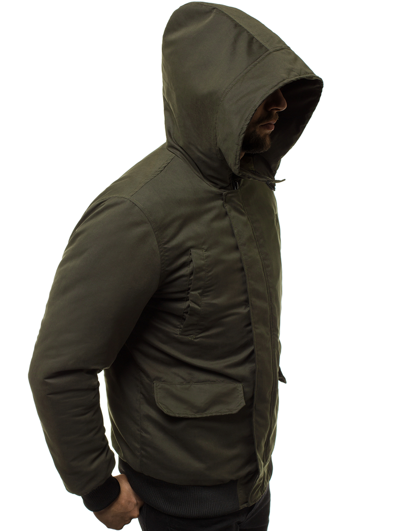 Muška jakna tamnozelena OZONEE JS/2019005