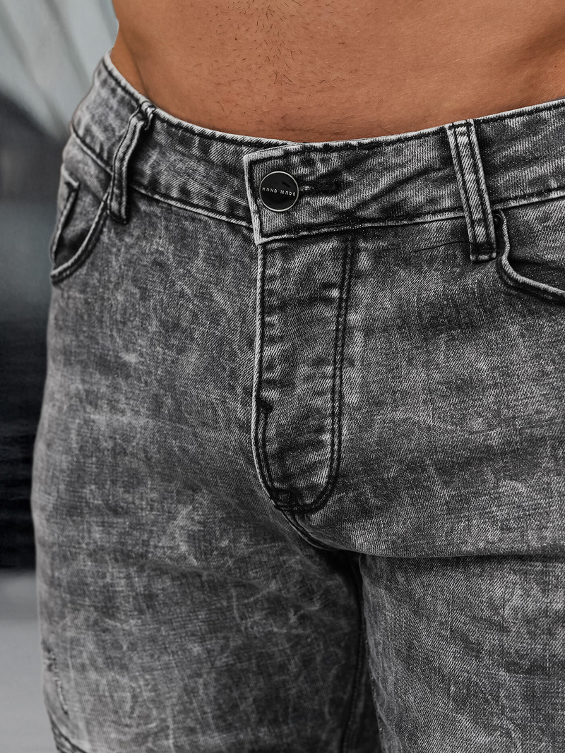 Muške traperice crne OZONEE NB/MP0069NZ