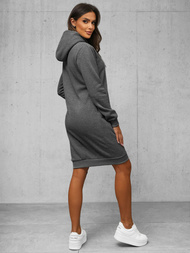 Ženska dukserica grafitna OZONEE JS/YS10005/5Z