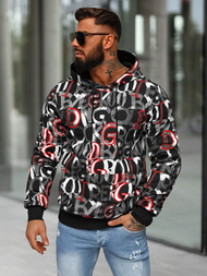 Muška dukserica s kapuljačomcrna OZONEE JS/8B1237/3