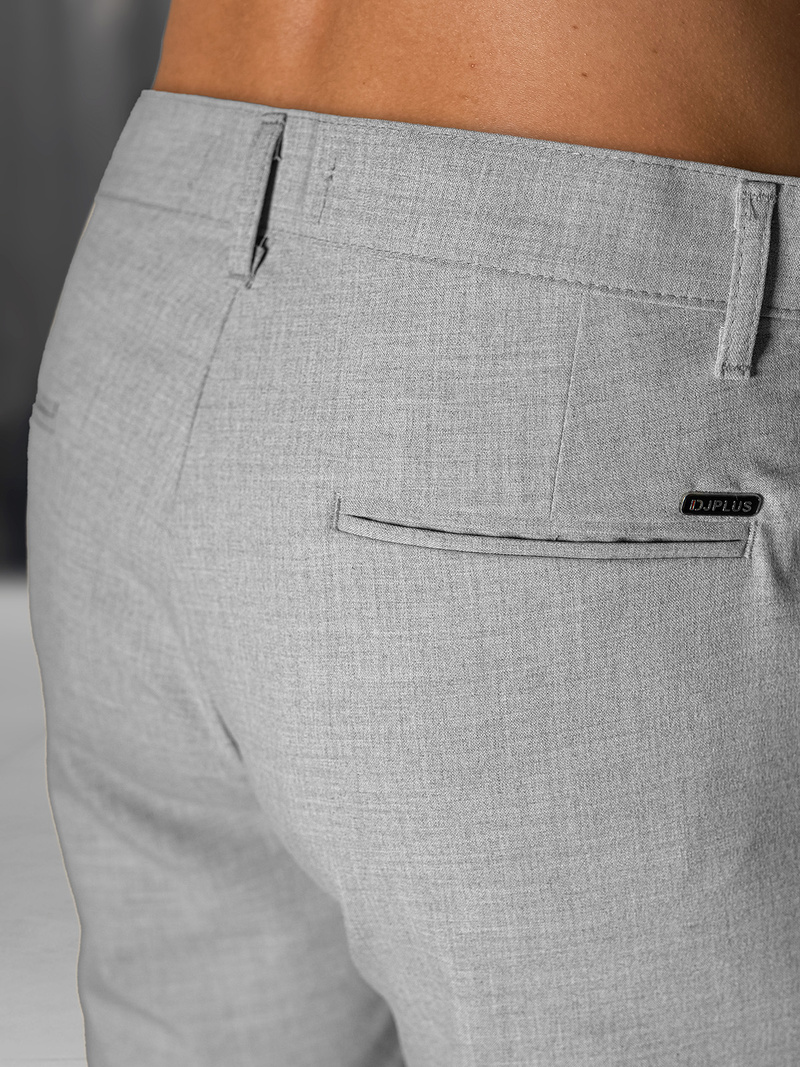 Muške Chino Kratke Hlače Sive OZONEE DJ/4400