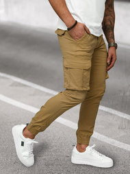 Muške chino jogger hlače bež OZONEE NB/MP0202KZ