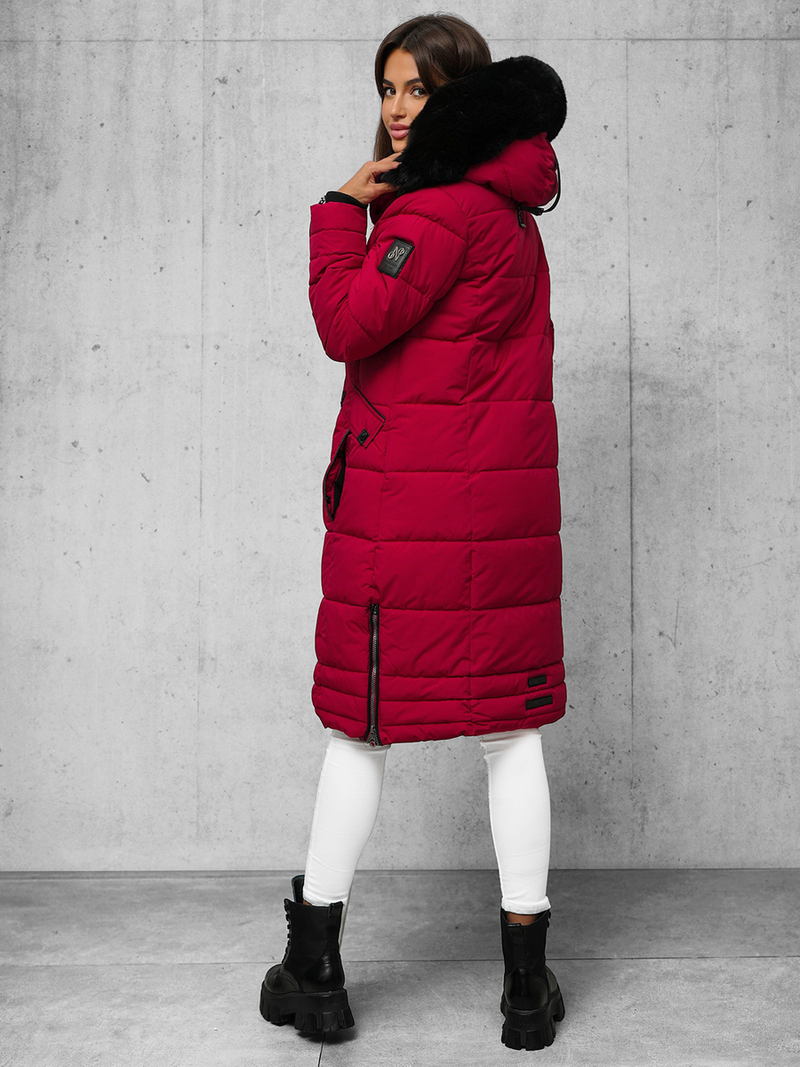 Ženska jakna tamno-crvena OZONEE O/W377