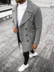 Muški kaput Crno-bijeli OZONEE JS/JP1192