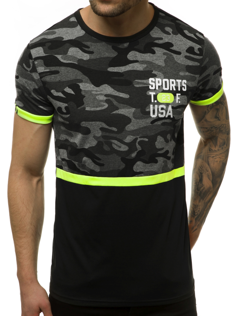 Muška majica Crna OZONEE JS/SS10982