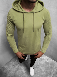 Muška majica dugi rukav s kapuljačom kaki OZONEE MECH/2148TZ 