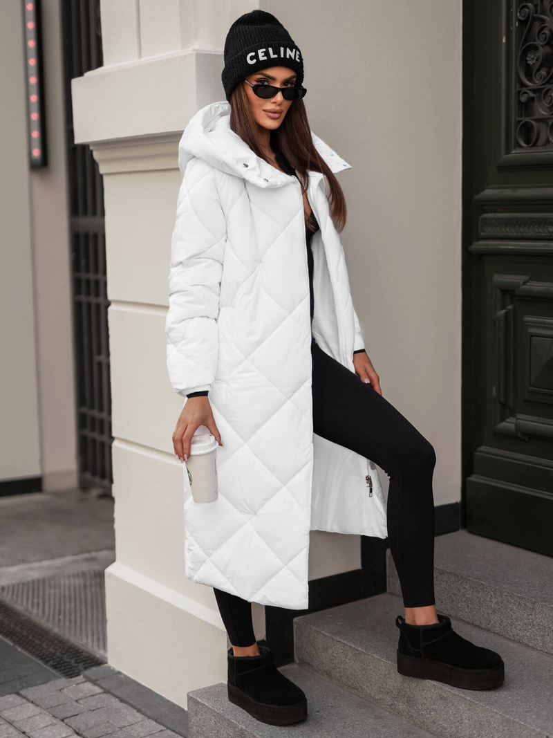 Ženska jakna bijela OZONEE JS/5M3173/281Z