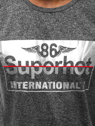 Muška majica Crna OZONEE JS/KS2056Z