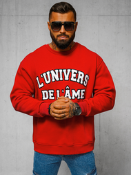 Dukserica crvena OZONEE O/SWE23055