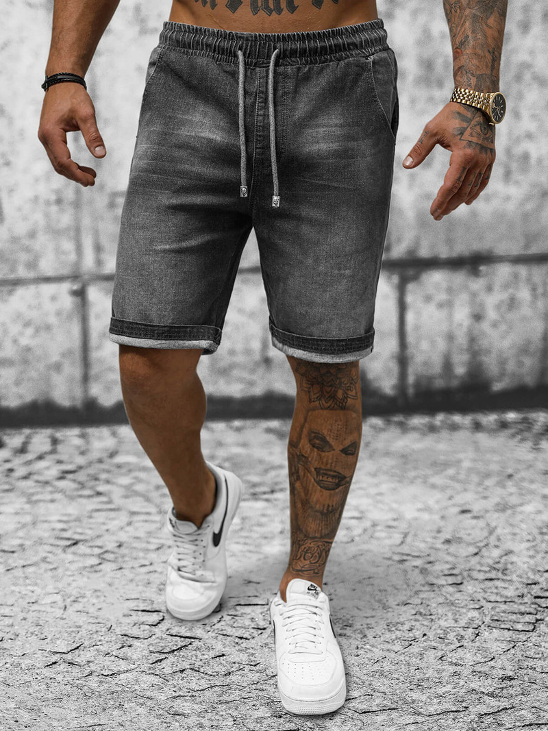 Muške Kratke Hlače Crne OZONEE NB/MP0276GS