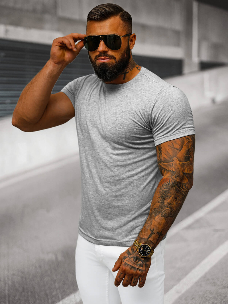 Muška majica siva OZONEE JS/712005Z