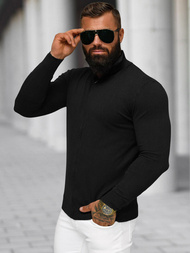 Muški Džemper Crni OZONEE NB/MM6004/4Z