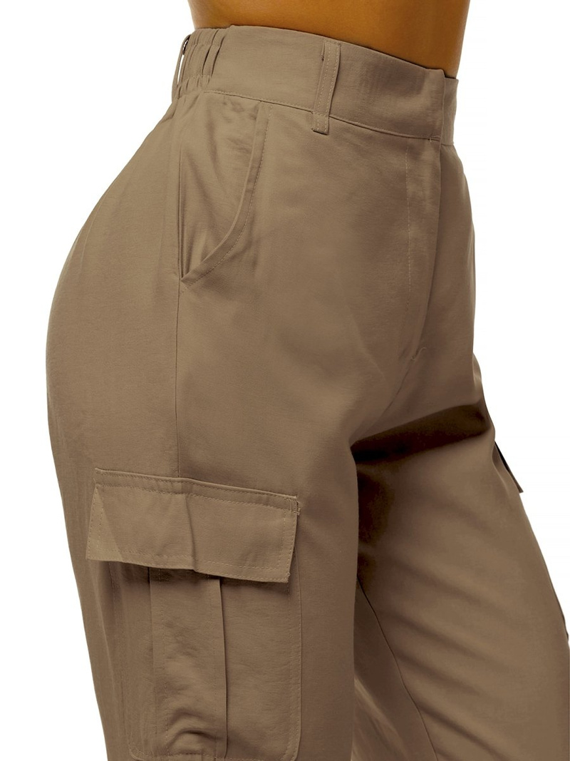 Ženske jogger hlače Tamno-bež OZONEE O/HM005