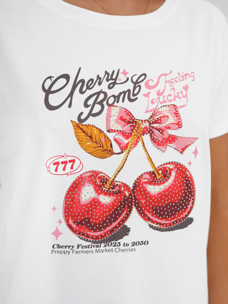 Ženska majica bijele OZONEE JS/95T2568/1