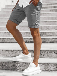 Muške chino kratke hlače grafitne OZONEE DJ/1011