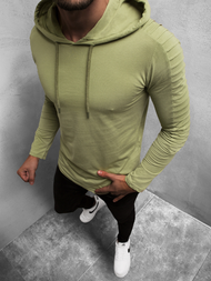 Muška majica dugi rukav s kapuljačom kaki OZONEE MECH/2148TZ 